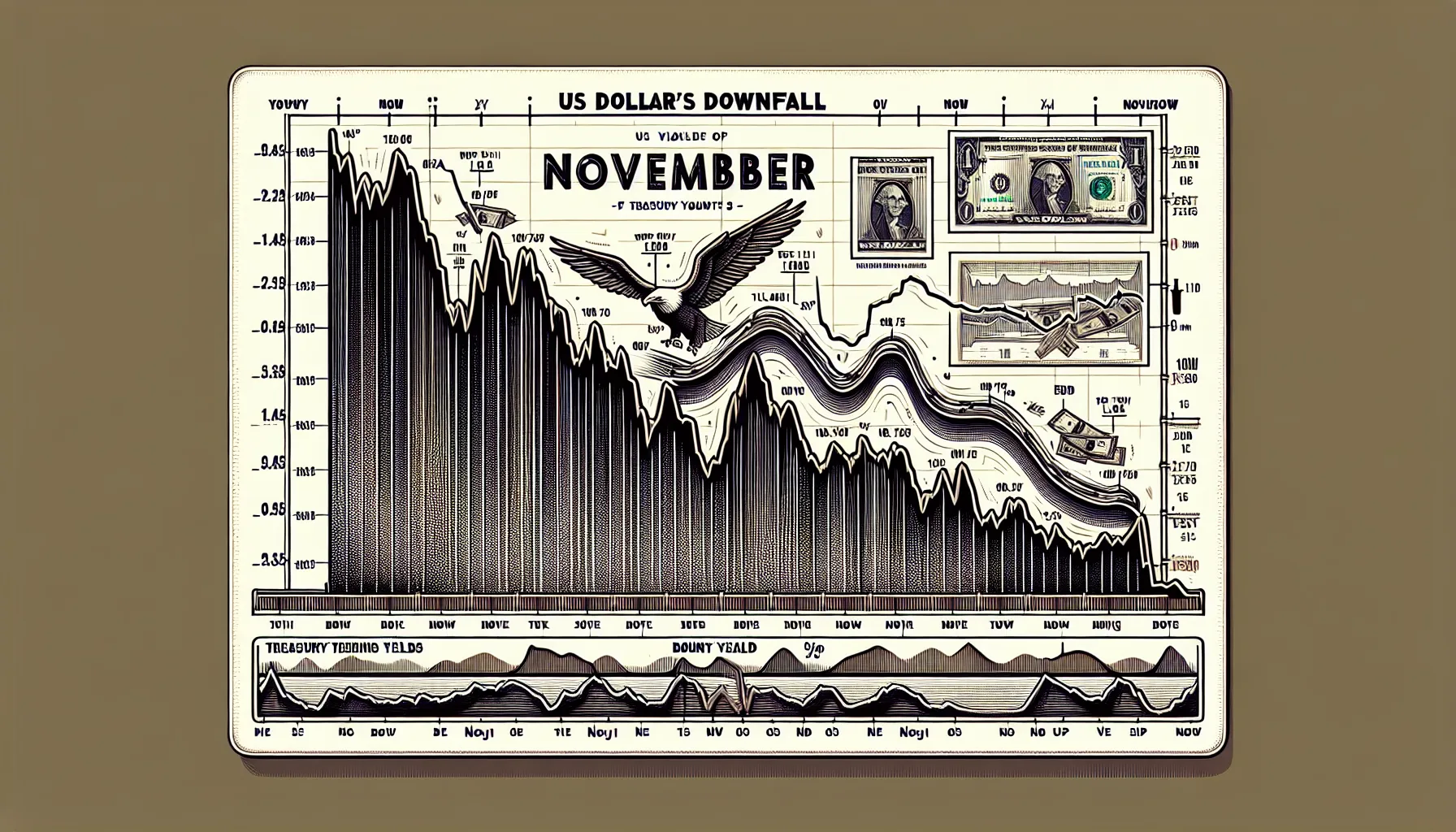 Der Absturz des US-Dollars: Ein Überblick über den November